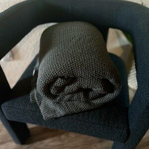 Threshold knit blanket dark hunter green